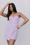 Pip Bodysuit - Pastel Lilac Mesh