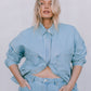 DISPATCH 07.05.25 - Ilou Denim Shirt - Light Wash Blue