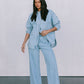 DISPATCH 07.05.25 - Ilou Denim Shirt - Light Wash Blue