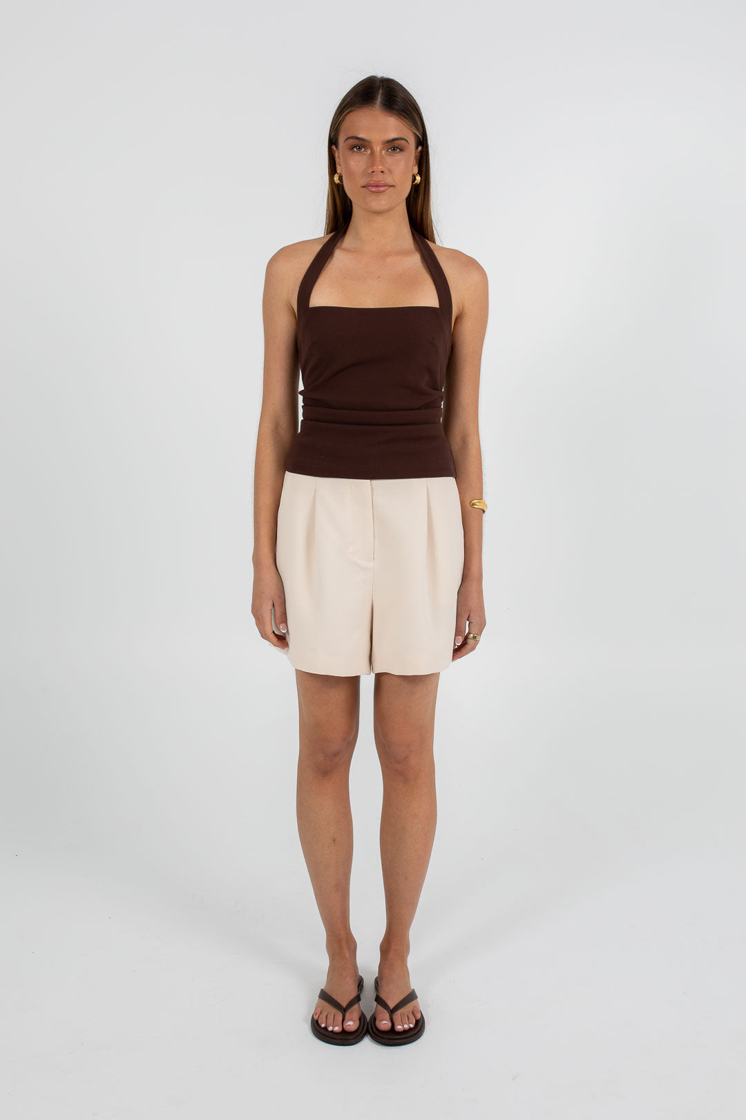 Rilee Halter Top Chocolate