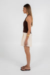 Rilee Halterneck Top - Chocolate