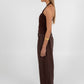 COMING SOON - Vivien Linen Pant - Chocolate Brown