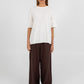COMING SOON - Vivien Linen Pant - Chocolate Brown