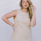 Blaire Mini Denim Dress - Sand