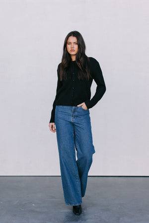 Vanessa Knit Cardigan - Black