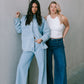 Janey Wide Leg Jeans - Light Wash Blue