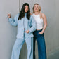 Janey Wide Leg Jeans - Light Wash Blue