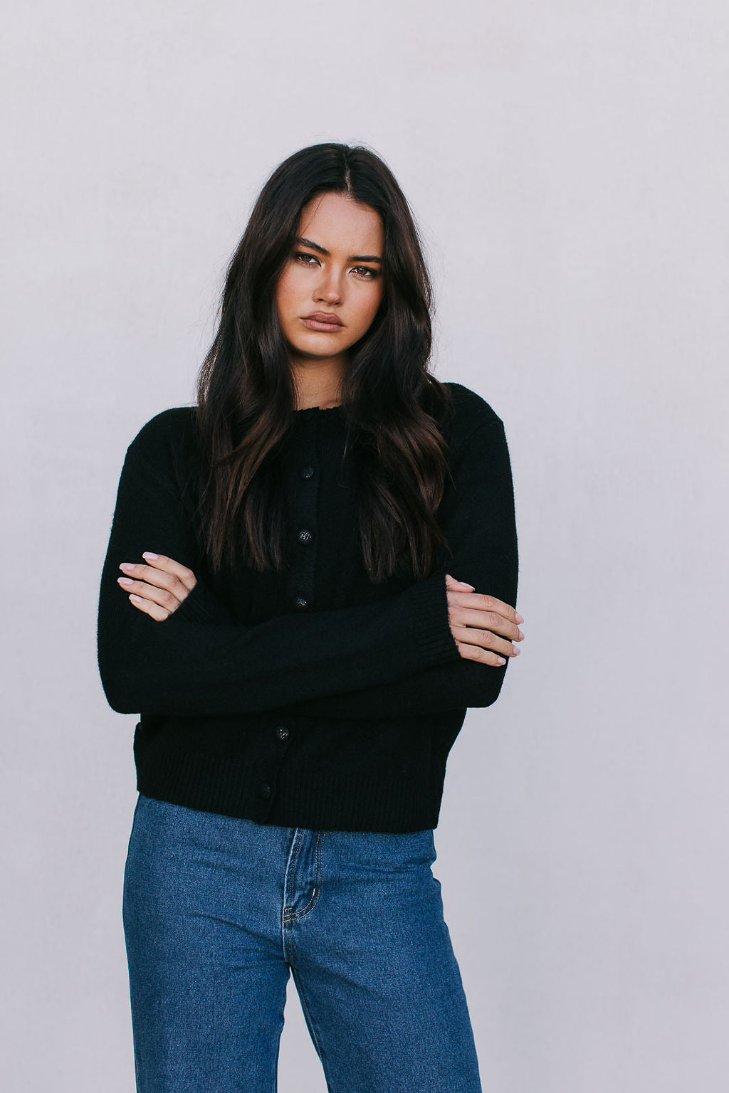 Vanessa Knit Cardigan - Black