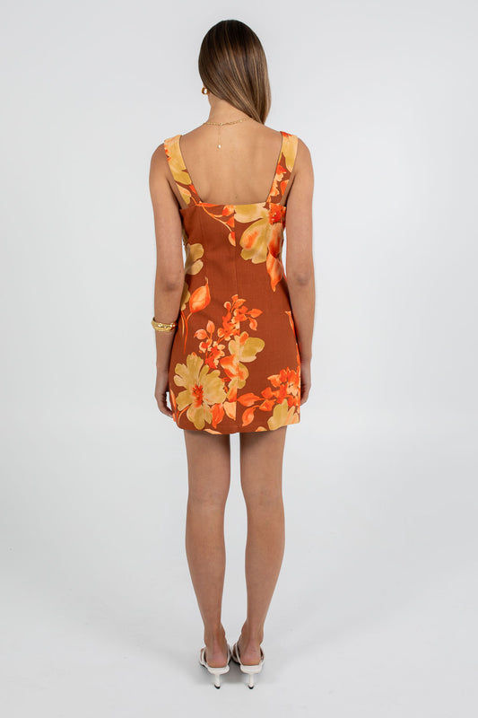 Neveah Mini Dress - Solvana Print