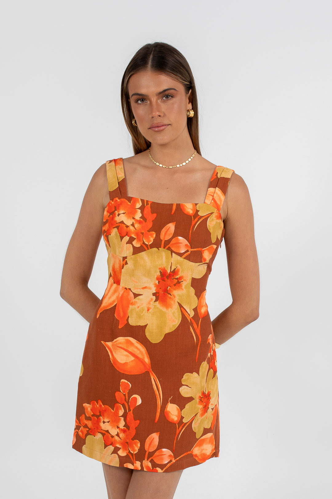 Neveah Mini Dress Solvana Print