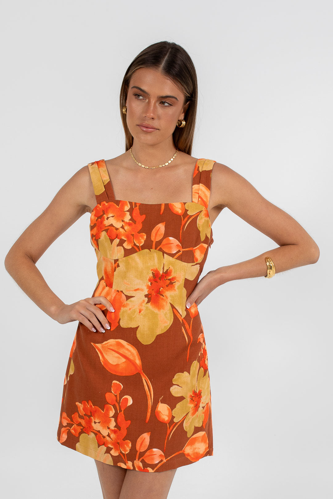 Neveah Mini Dress Solvana Print