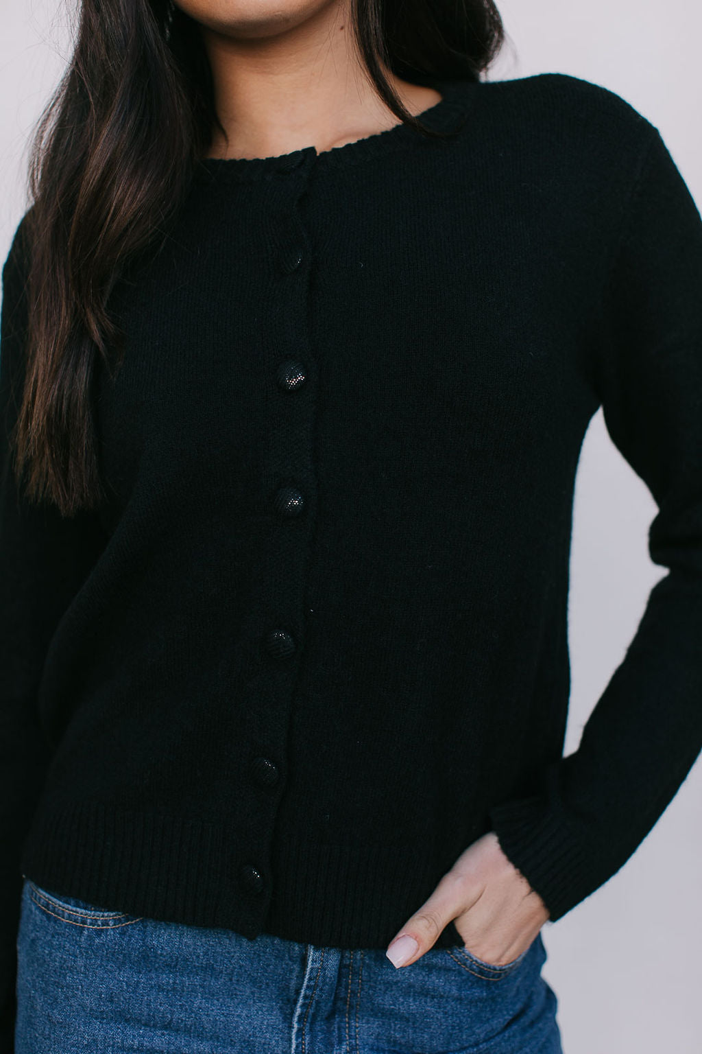 Vanessa Knit Cardigan - Black