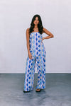 Santorini Pants - Greece Print