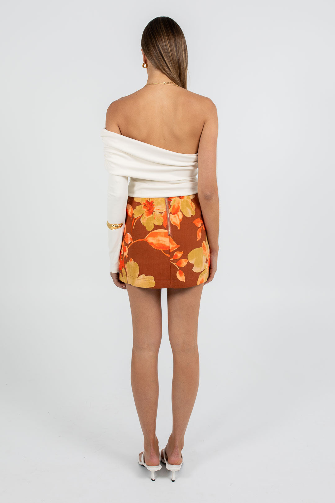 Zaira Mini Skirt Solvana Print