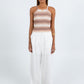Gemmy Top - Mocha Ombre Stripe