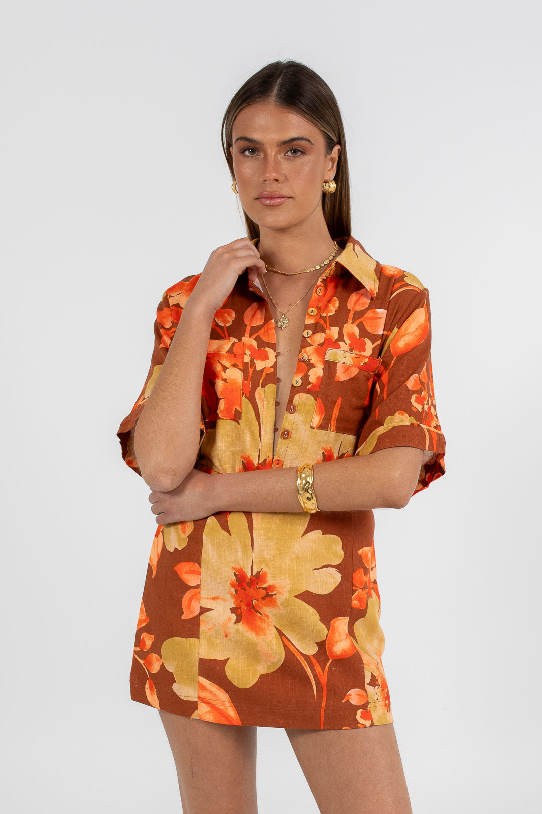 Zaira Mini Skirt Solvana Print