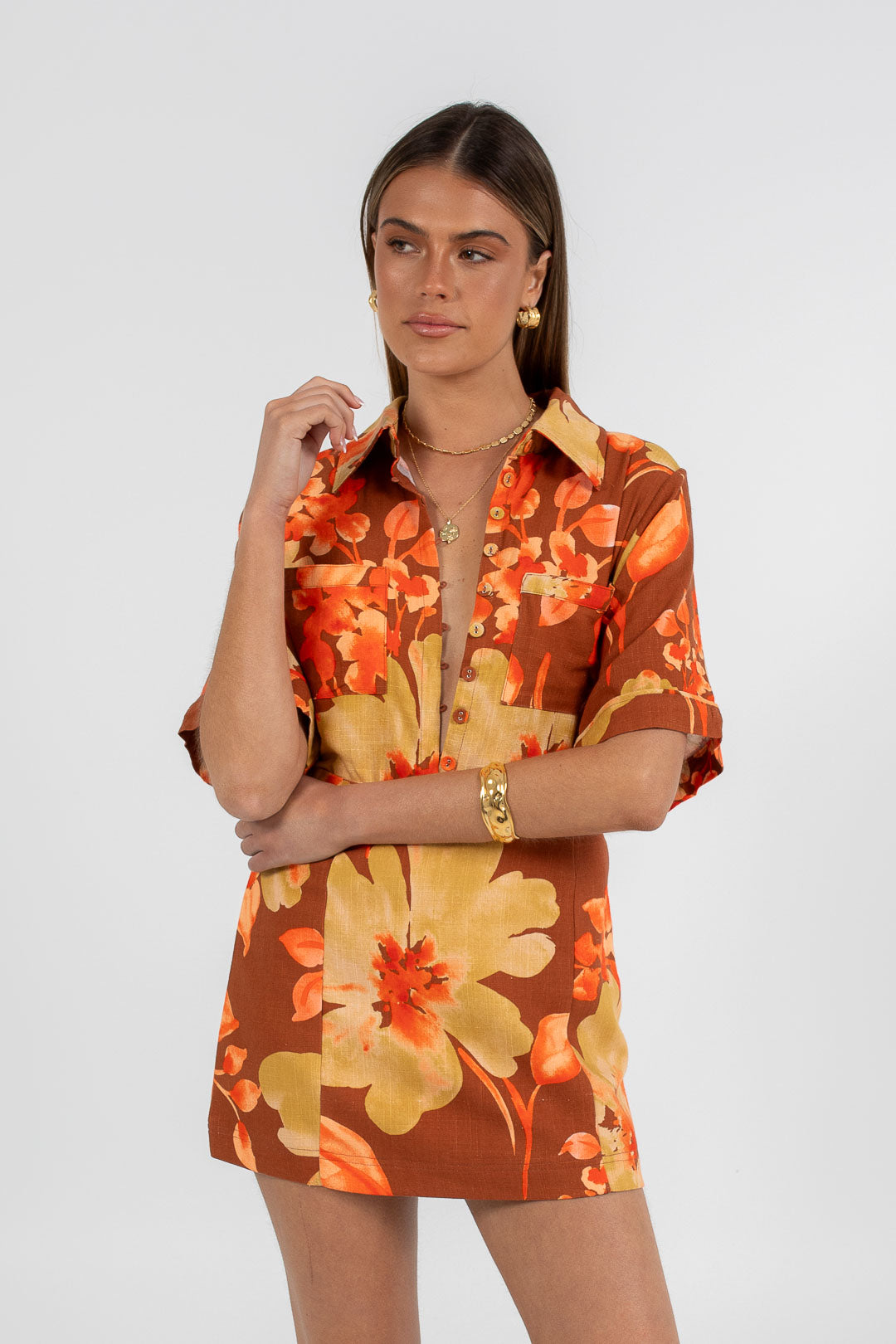 Zaira Mini Skirt Solvana Print