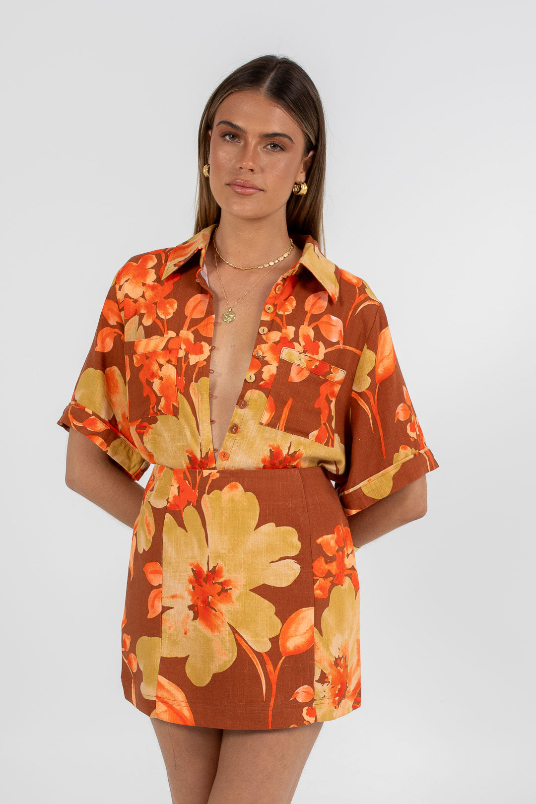 Zaira Mini Skirt Solvana Print