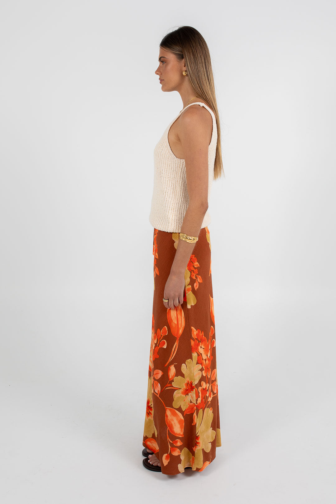 Tulsi Maxi Skirt Solvana Print