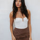 Basilio Skirt - Chocolate