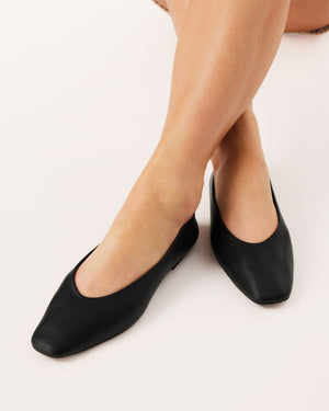 Suzie Ballet Flats - Black