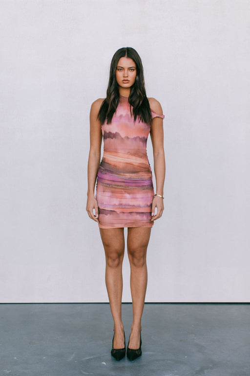 Giselle Dress - Desert Haze Mesh