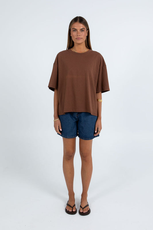 Kell Tee - Chocolate Brown