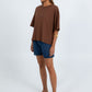 Kell Tee - Chocolate Brown
