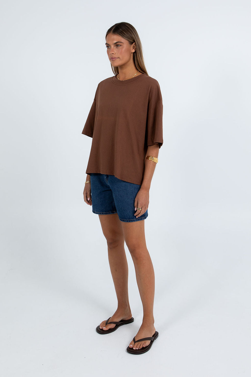 Kell Tee - Chocolate Brown