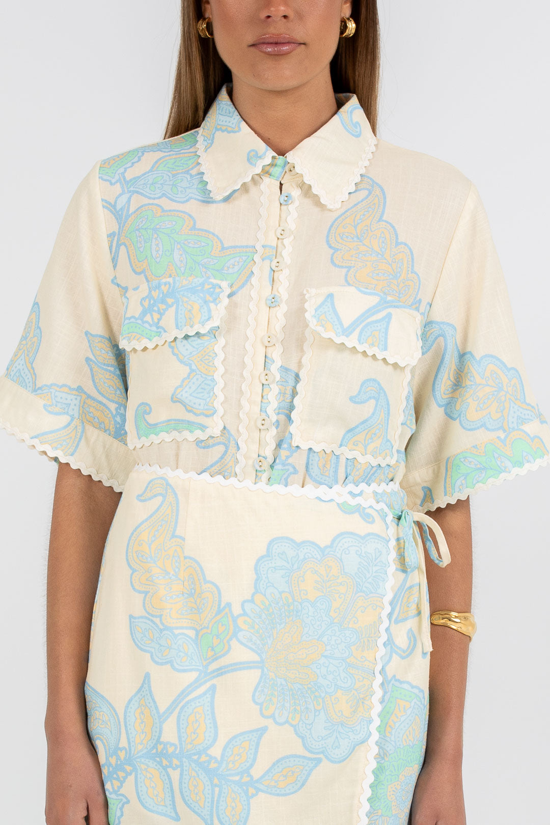LAUNCHING 28.10 - Ivy Wrap Mini Skirt - Lunelle Print