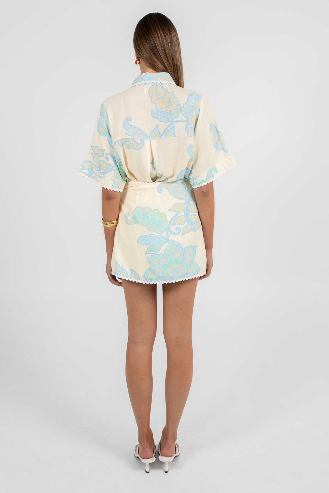 LAUNCHING 28.10 - Ivy Wrap Mini Skirt - Lunelle Print