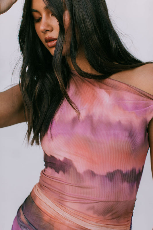 Giselle Dress - Desert Haze Mesh