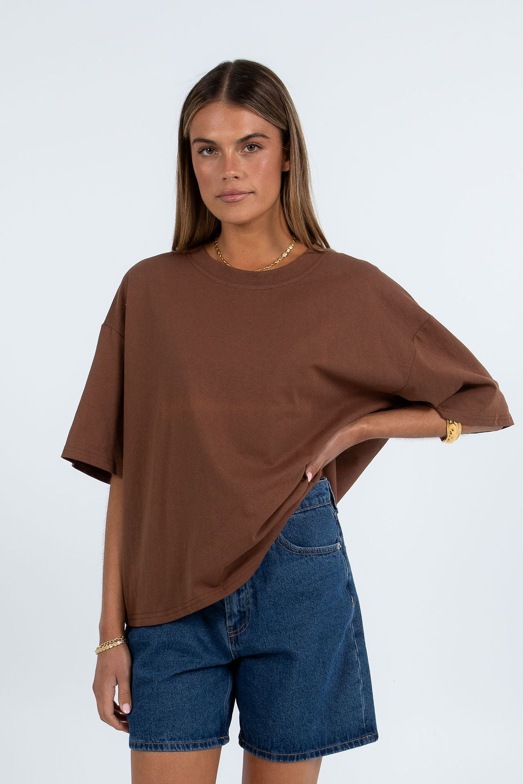 Kell Tee - Chocolate Brown
