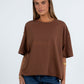 Kell Tee - Chocolate Brown