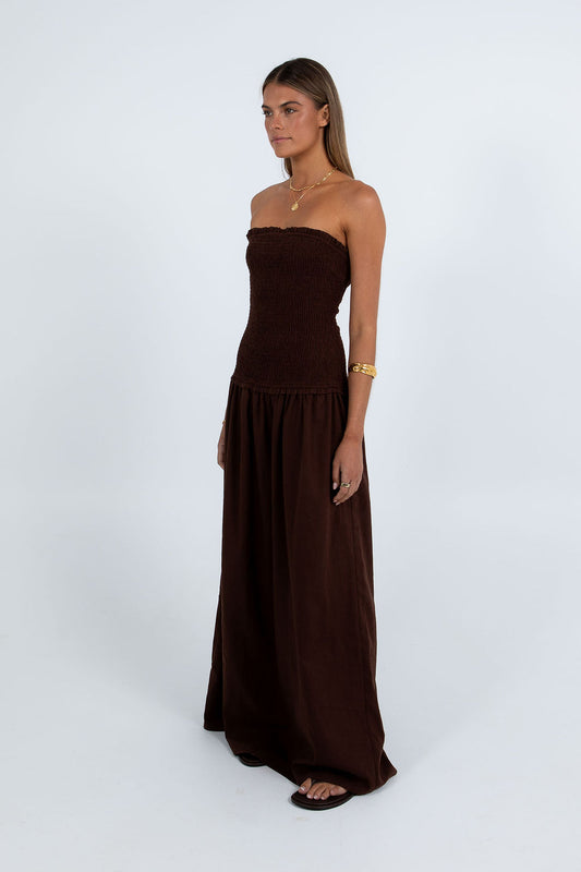DISPATCH 26.11.25 - Zuri Maxi Dress - Chocolate