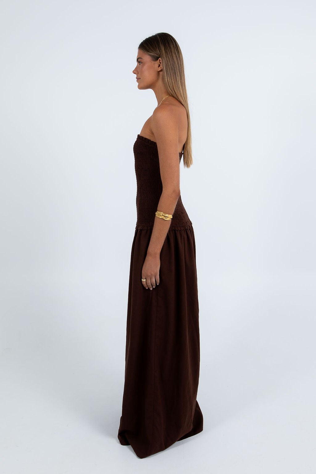 Zuri Maxi Dress Chocolate