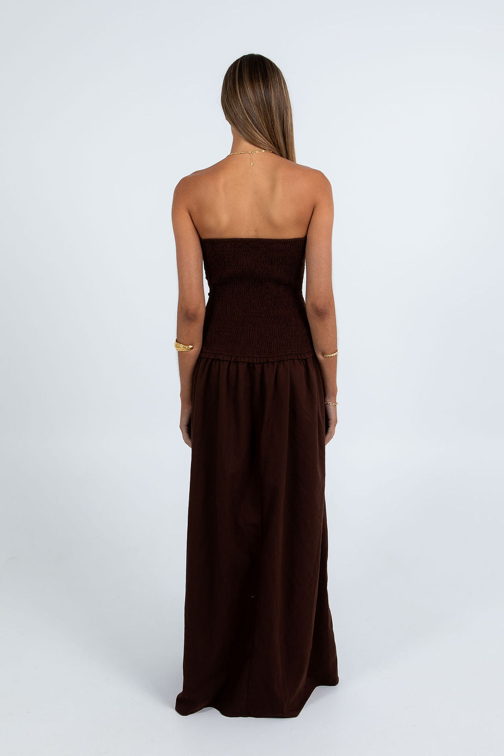 Zuri Maxi Dress Chocolate