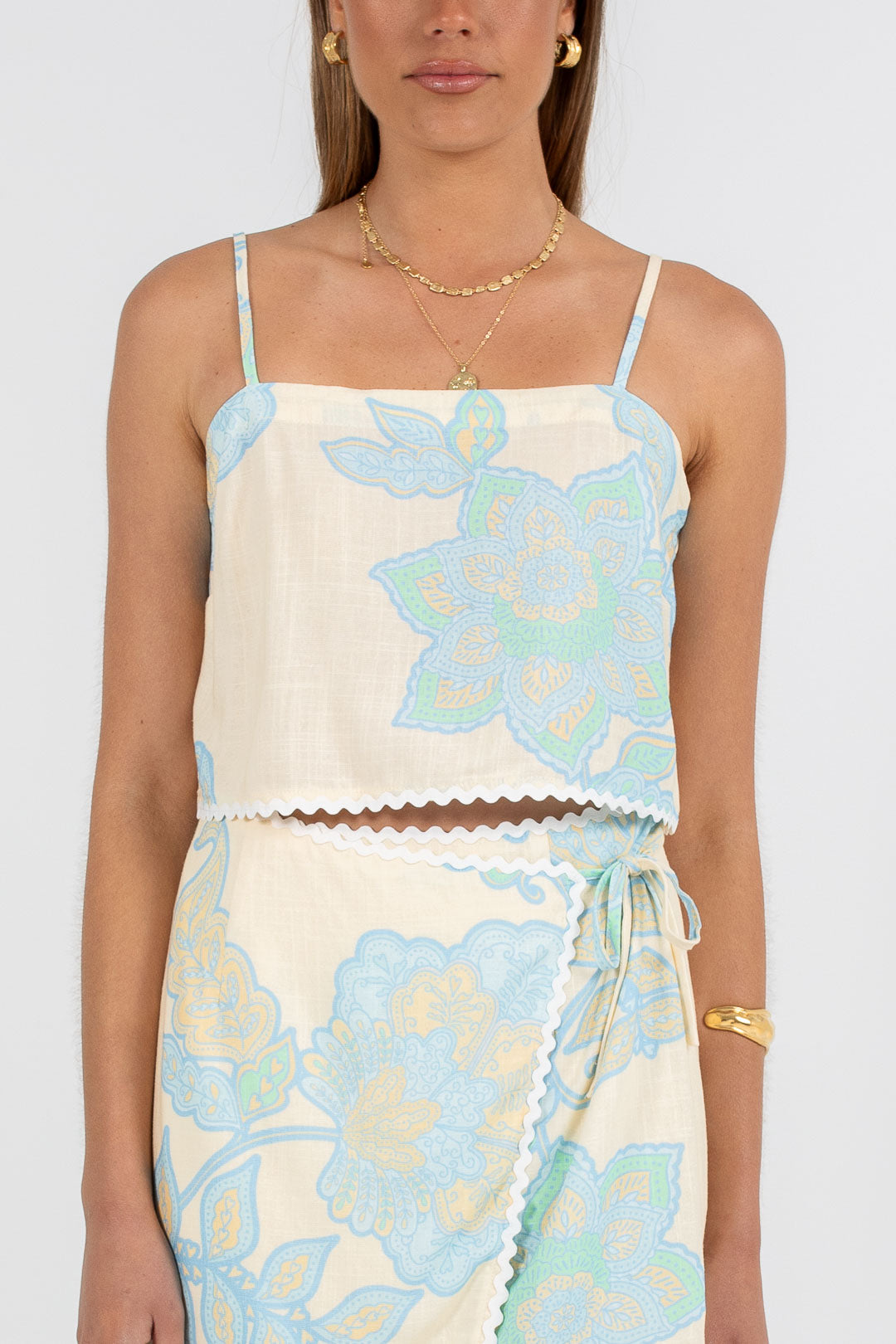 LAUNCHING 28.10 - Ivy Wrap Mini Skirt - Lunelle Print