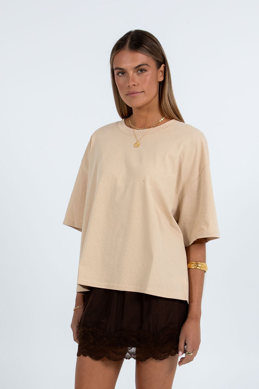 Octavia Mini Skirt - Chocolate