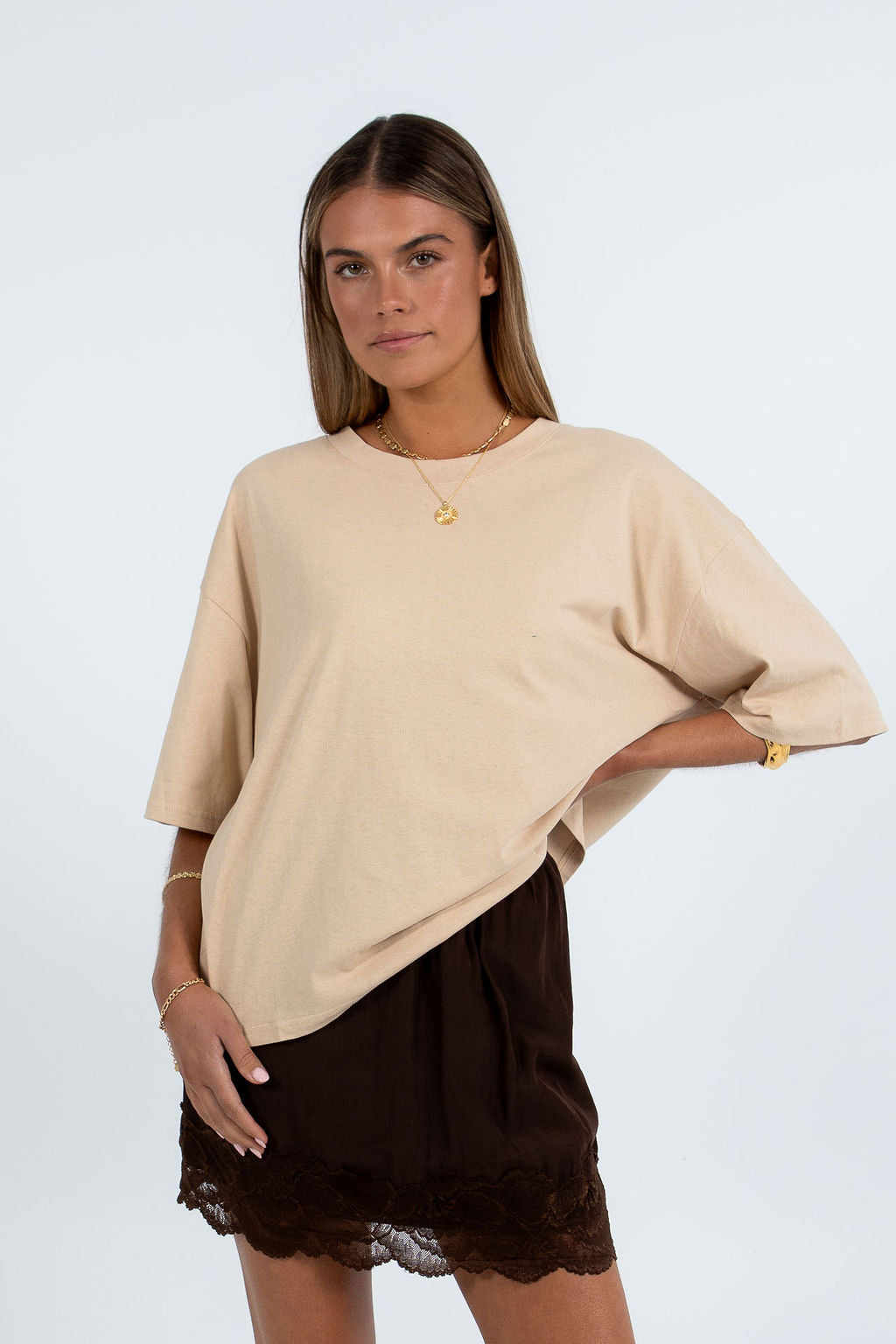 Octavia Mini Skirt Chocolate
