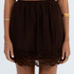Octavia Mini Skirt - Chocolate