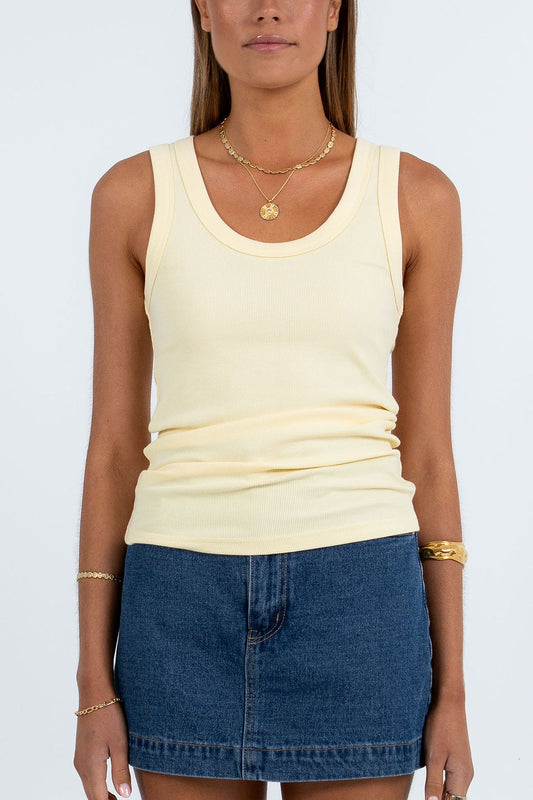 Gemma Tank Top - Lemon