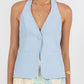 Oden Halter Top - Powder Blue