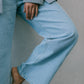 Janey Wide Leg Jeans - Light Wash Blue