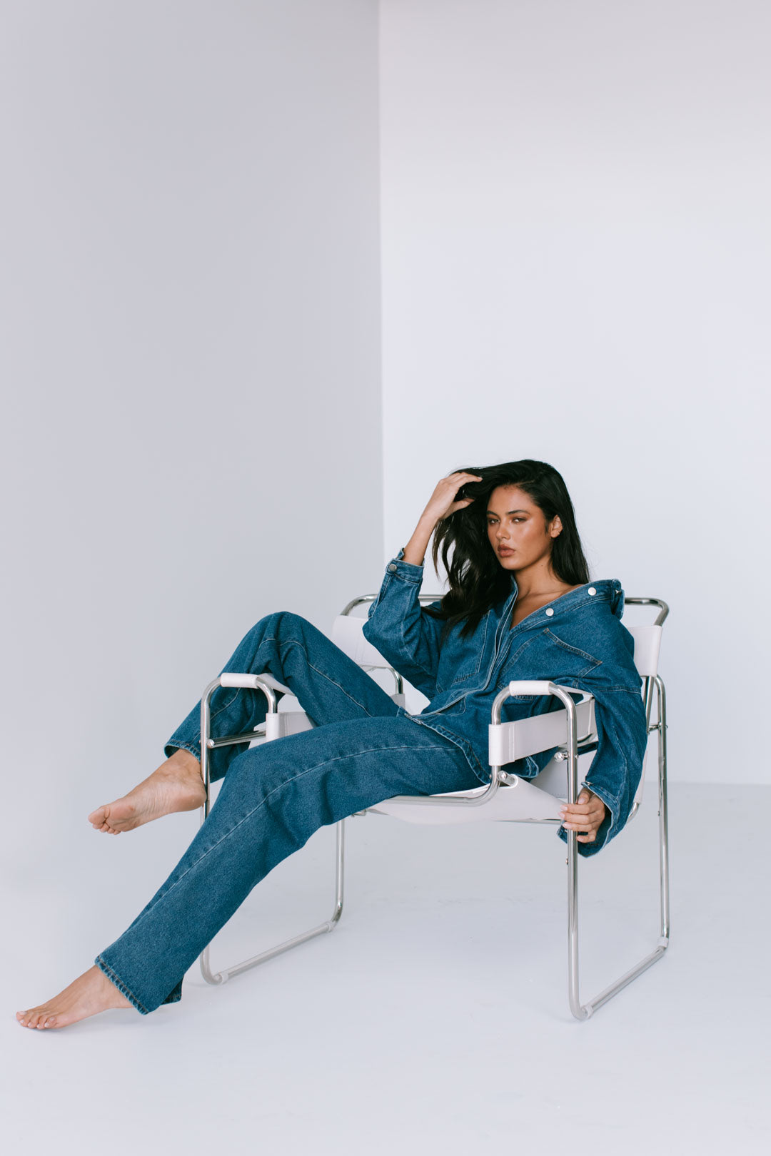 Ilou Denim Shirt Dark Blue Wash