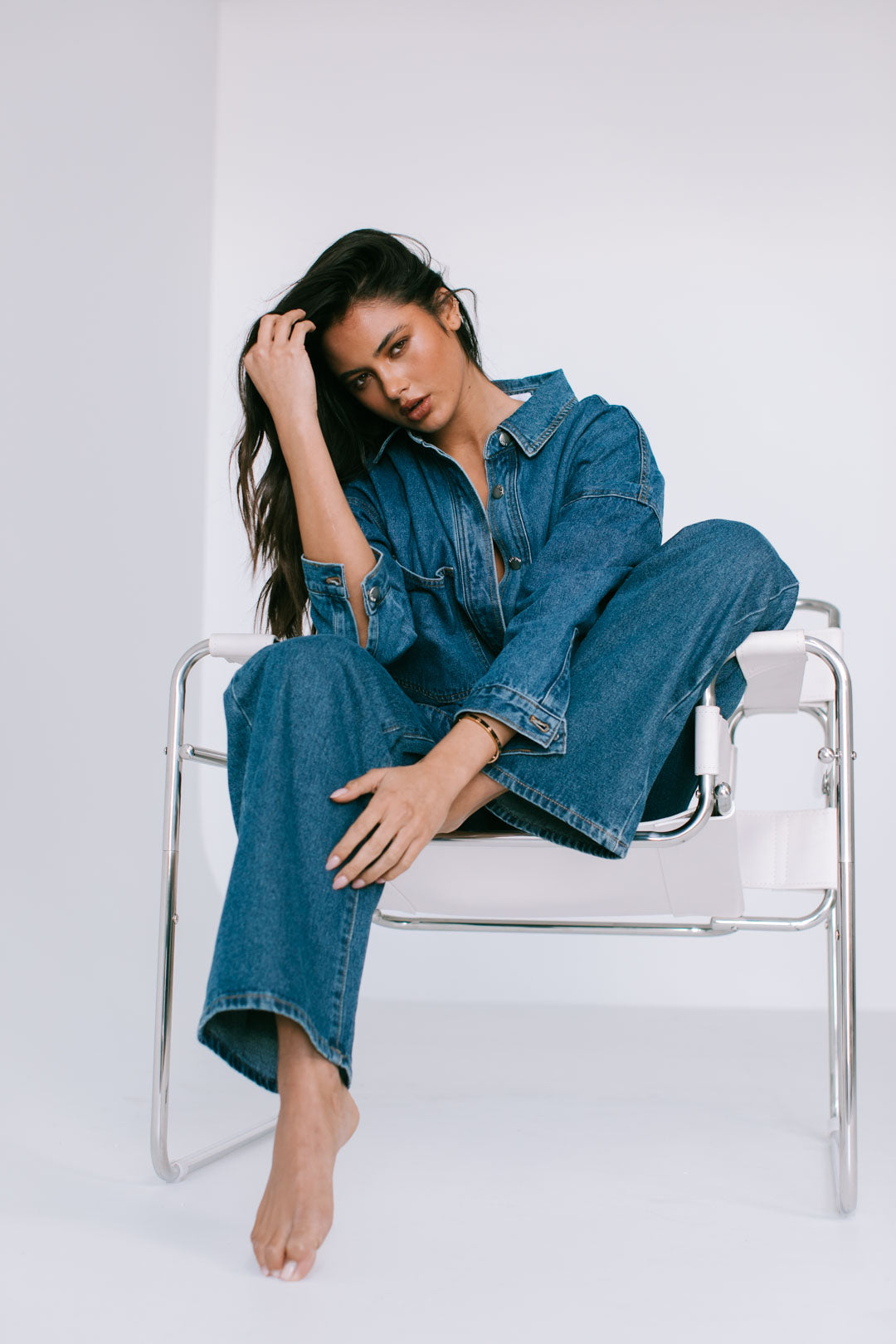Ilou Denim Shirt Dark Blue Wash