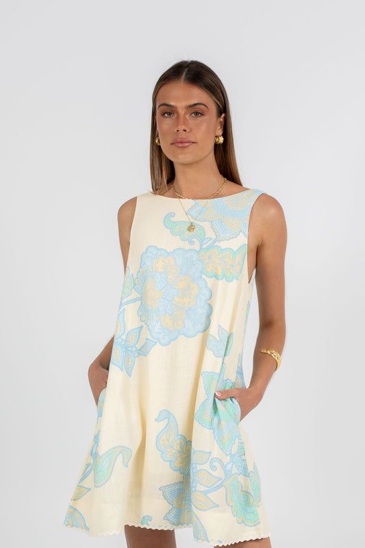 Lenevah Mini Dress - Lunelle Print