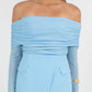 LAUNCHING 28.10 - Plyrie Off-the-shoulder Top - Sky Blue Mesh
