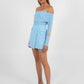 LAUNCHING 28.10 - Plyrie Off-the-shoulder Top - Sky Blue Mesh