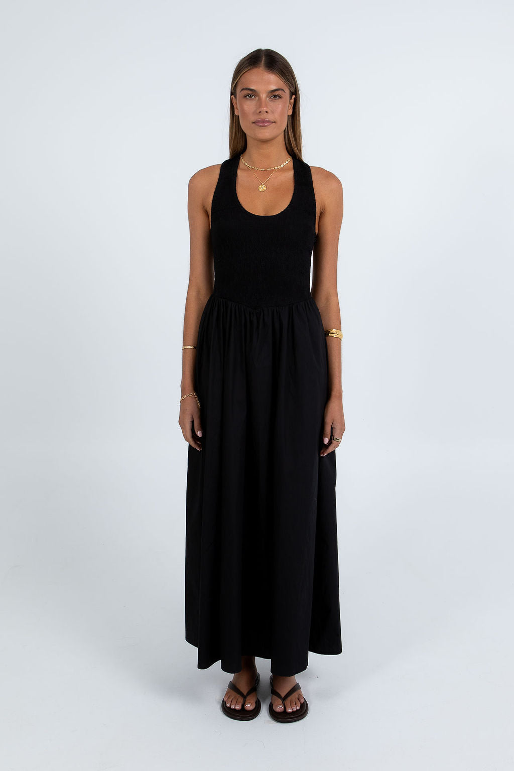 Selene Maxi Dress - Black